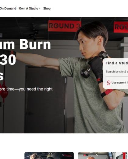 9round Website Project screenshot