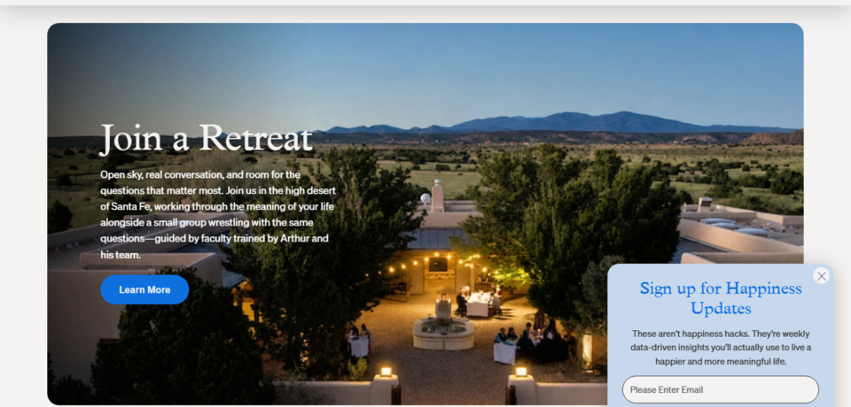 Arthurbrooks Website Project screenshot