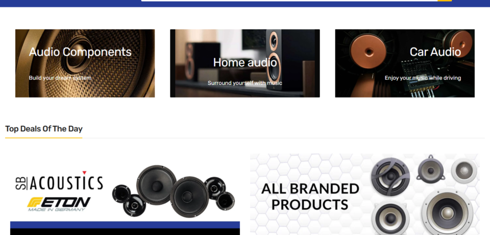 Audiostatus Website Project screenshot