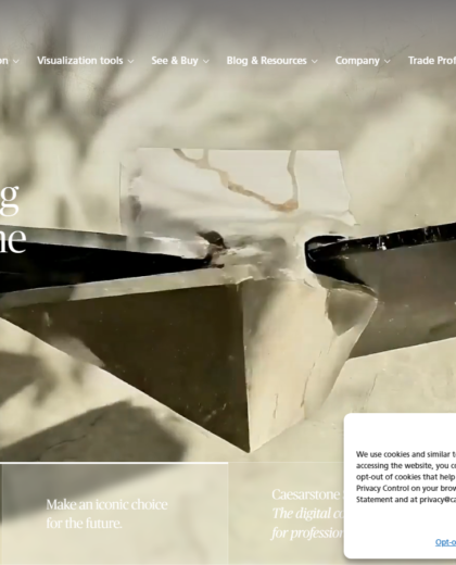 Caesarstoneus Website Project screenshot