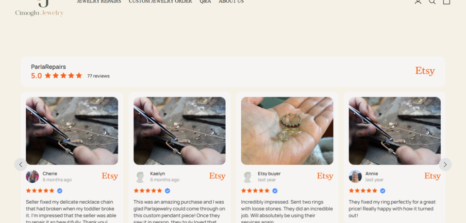 Cimoglu Website Project screenshot