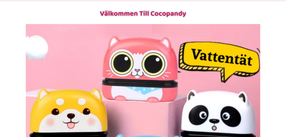 Cocopandy Website Project screenshot