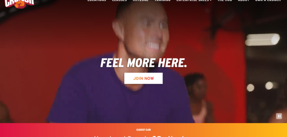 Crunch Website Project screenshot