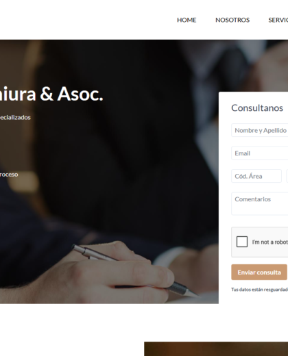 Estudiopaniura Website Project screenshot
