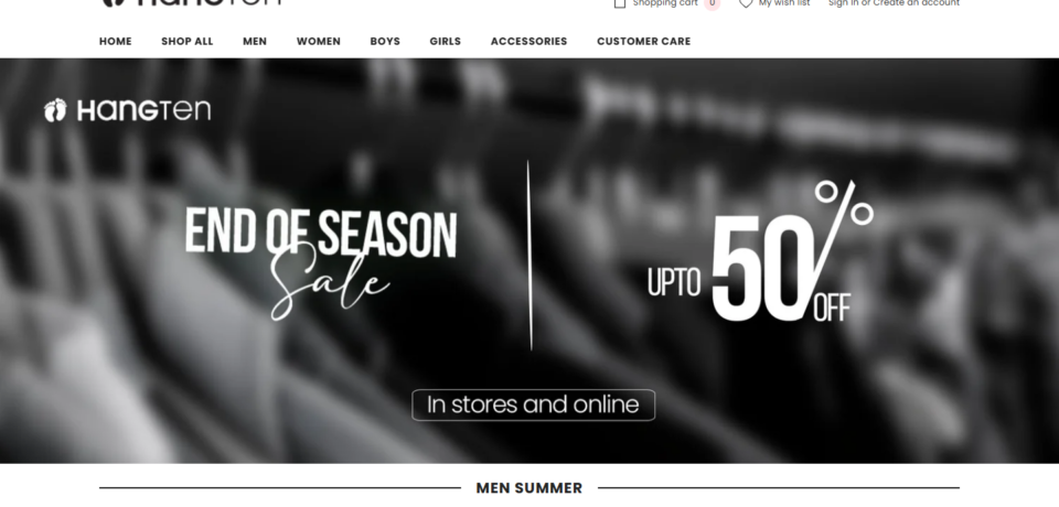 Hangten Website Project screenshot