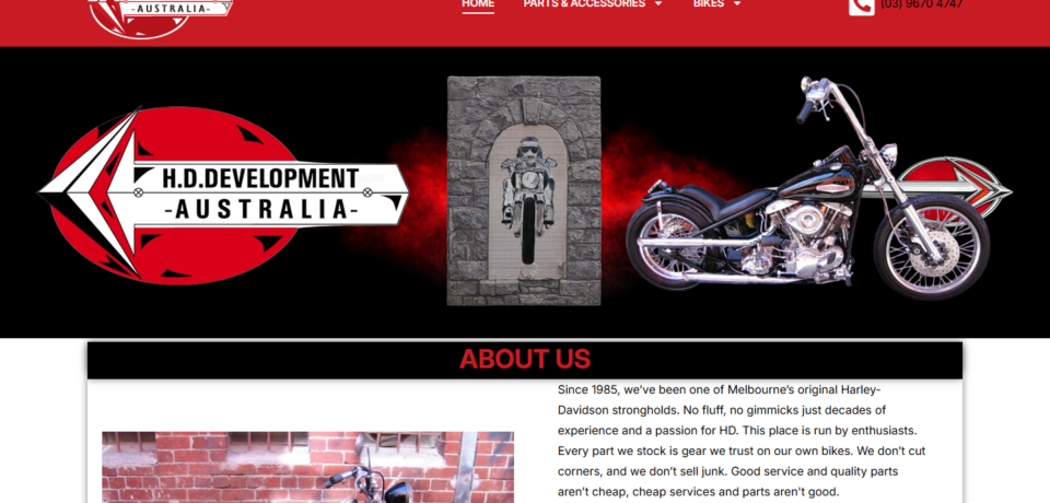 Hddev Website Project screenshot