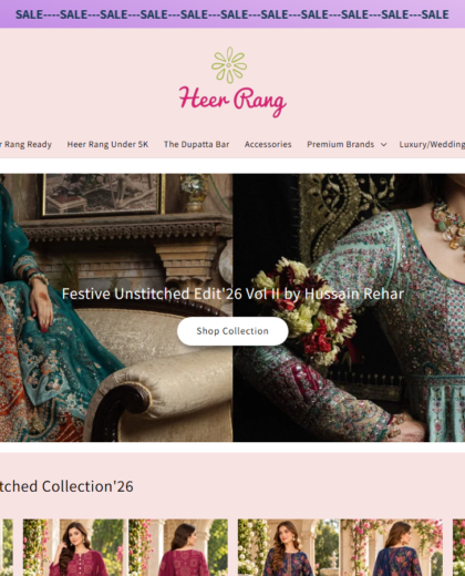 Heerrang Website Project screenshot