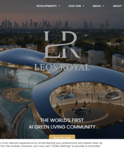 Leosdevelopments Website Project screenshot