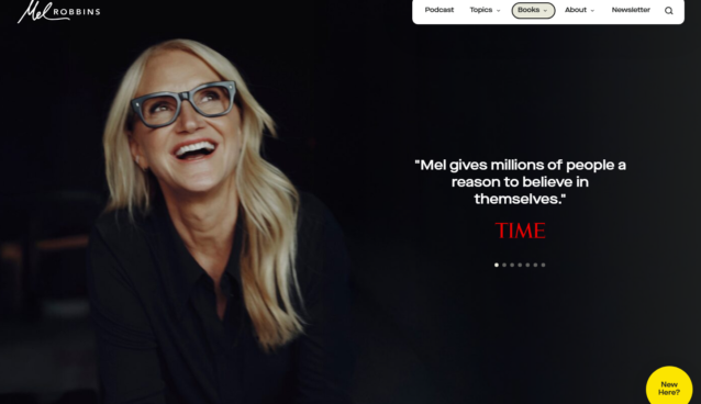 Melrobbins Website Project screenshot