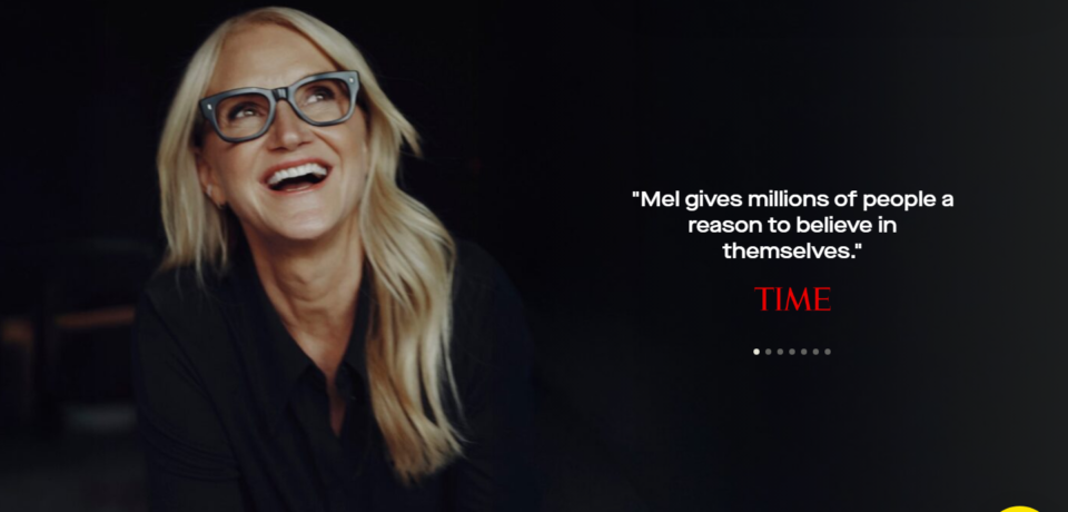 Melrobbins Website Project screenshot