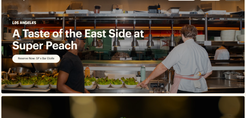 Momofuku Website Project screenshot