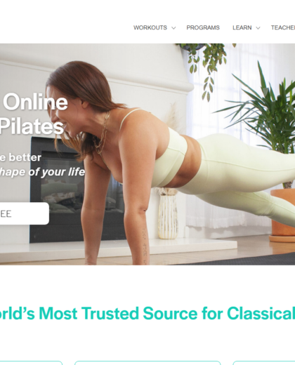 Pilatesology Website Project screenshot