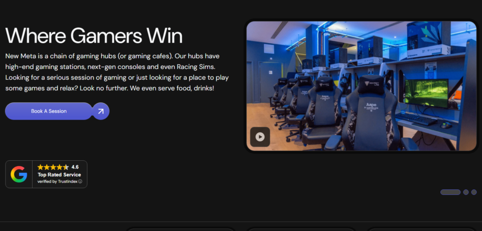 Playnewmeta Website Project screenshot