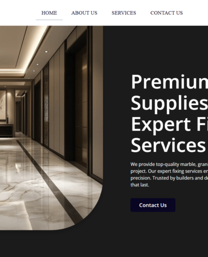 Quadranite Website Project screenshot