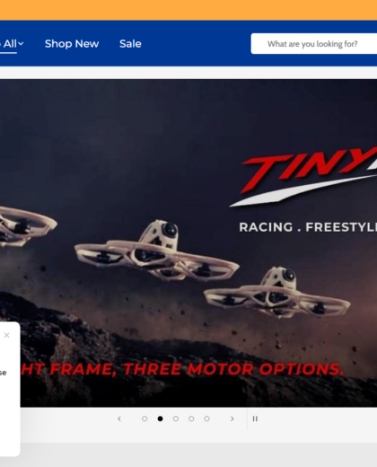 Racedayquads Website Project screenshot