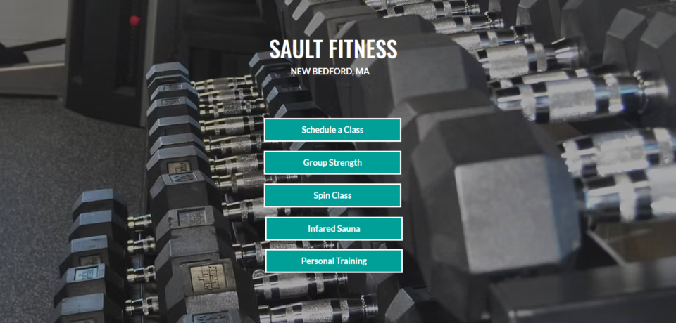Saultfitness Website Project screenshot
