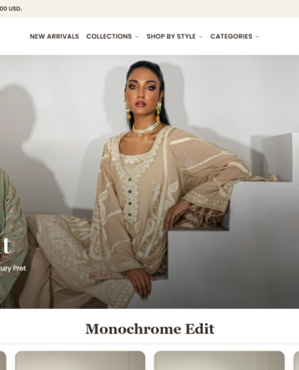 Shehrnaz Website Project screenshot