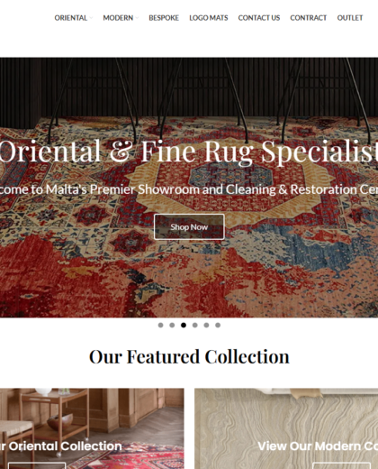 Staging Website Project screenshot