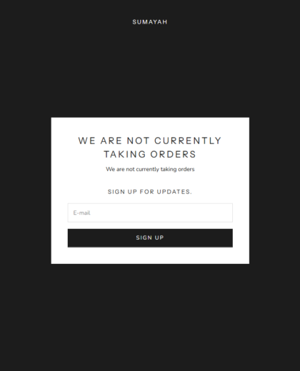 Sumayah Website Project screenshot