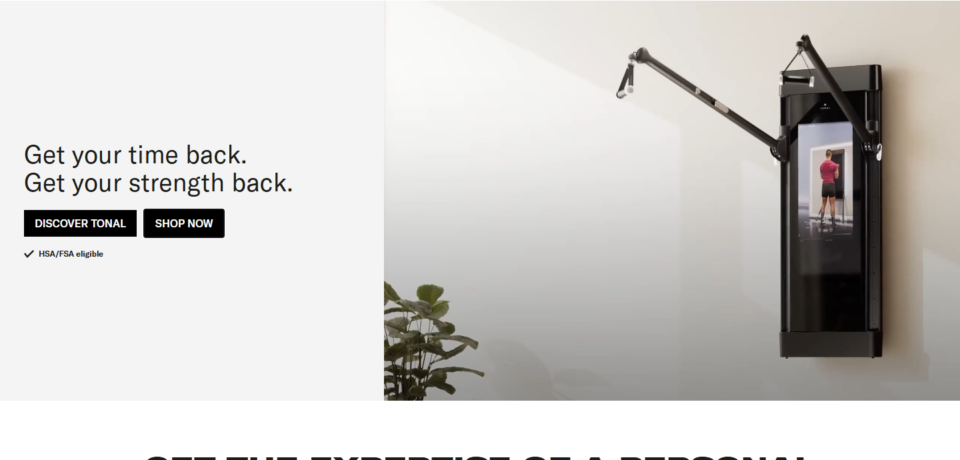 Tonal Website Project screenshot