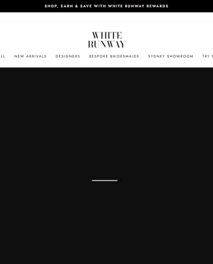 Whiterunway Website Project screenshot