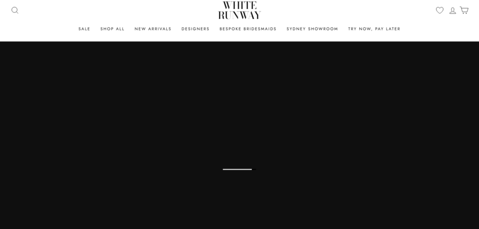 Whiterunway Website Project screenshot