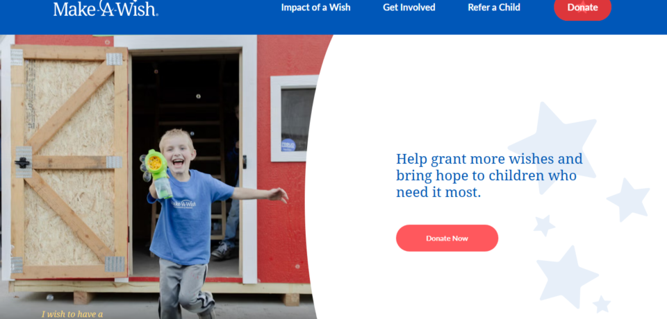 Wish Website Project screenshot
